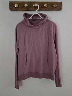 Lululemon Mauve Hooded Pullover Sweatshirt